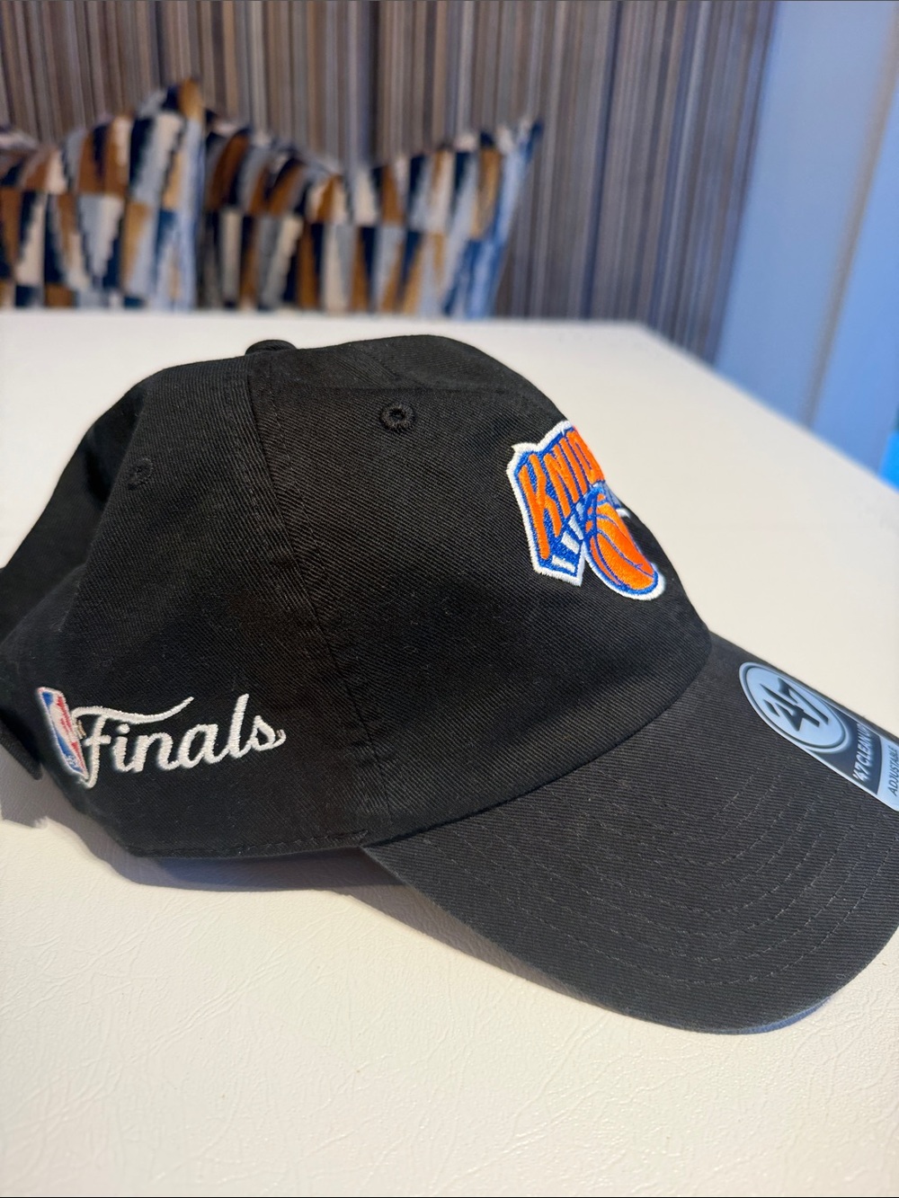 Brand new (from MSG) black New York Knicks Finals hat (2026)